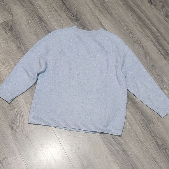 Pure Jill Wool Blend Kangaroo Pouch Crewneck Sweater - Picture 8 of 8